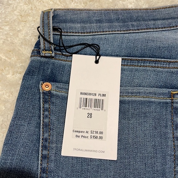 🌟NWT🌟 7 For All Mankind Ankle Skinny Gwenevere size 28! - Picture 10 of 10